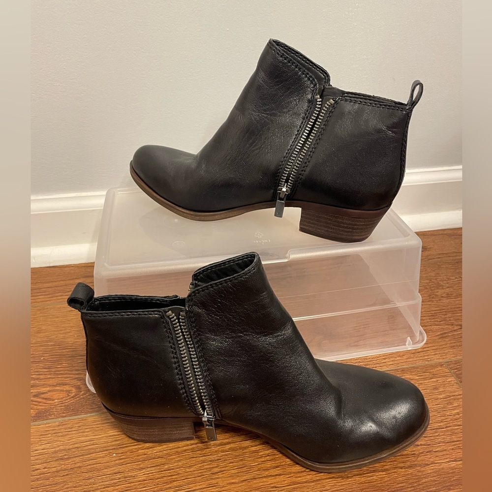 Lucky Brand Black ankle boots